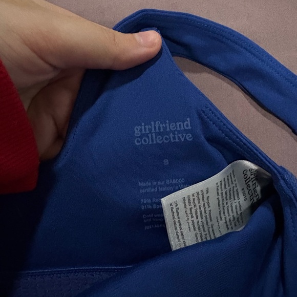 Girlfriend Collective Olive and Blue Bra Bundle - Picture 3 of 6